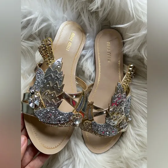 Miu miu women’s sandals size 35.5