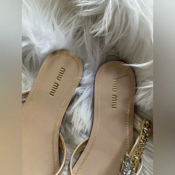 Miu miu women’s sandals size 35.5
