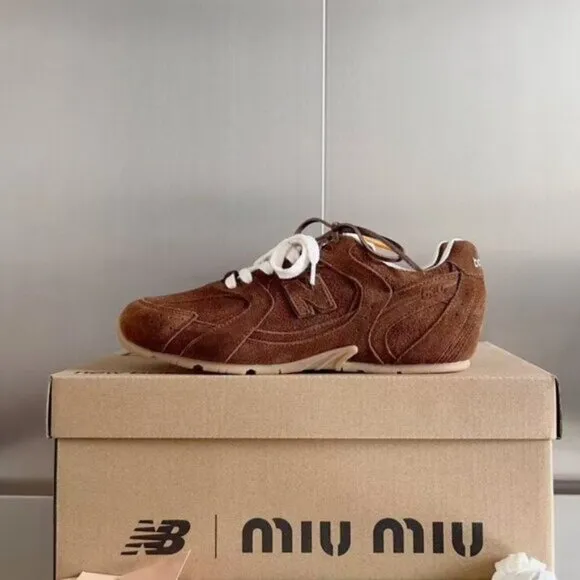 💕💕miu miu x new balance 530 SL women suede sneakers