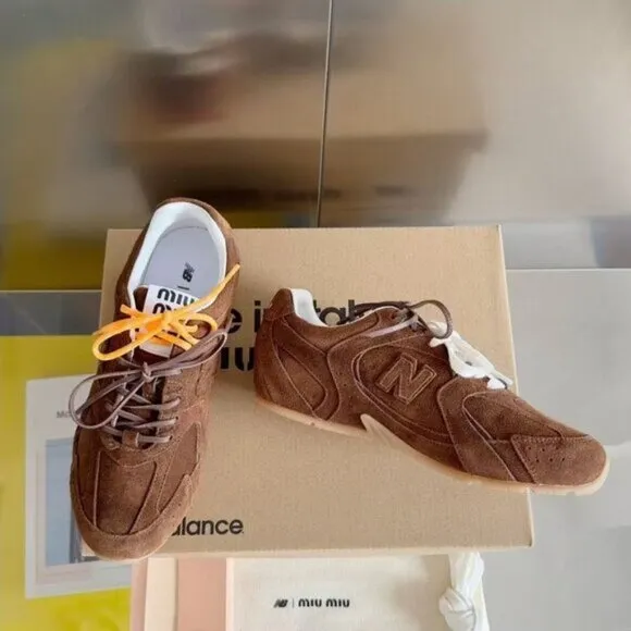 💕💕miu miu x new balance 530 SL women suede sneakers