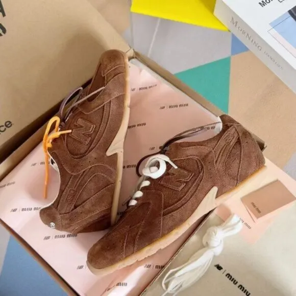 💕💕miu miu x new balance 530 SL women suede sneakers