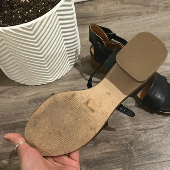 Miz Mooz Heeled Leather Sandals Size 41