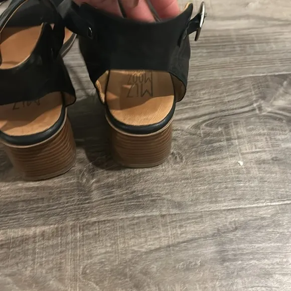 Miz Mooz Heeled Leather Sandals Size 41
