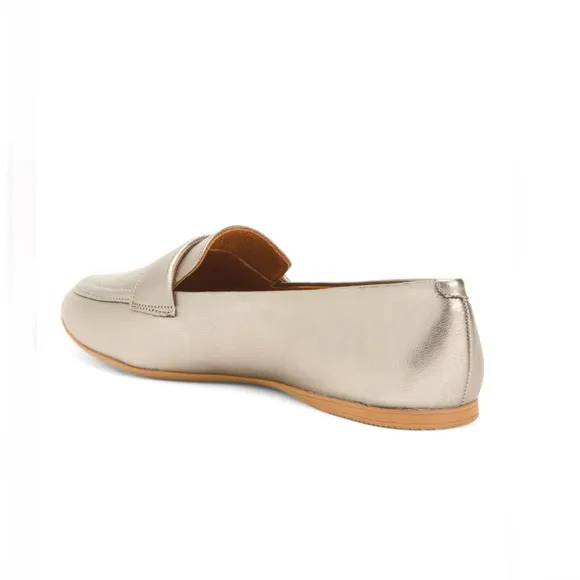 Miz Mooz Made in Portugal Leather Ken Loafers Pewter Women’s EU Size 41 NEW