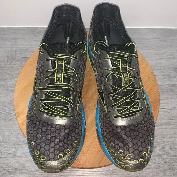 Mizuno Wave Prophecy 3 Men's Running Shoes Size 15 Black Green Sneakers *FLAWS