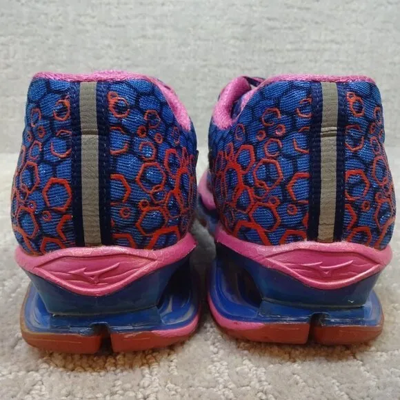 MIZUNO Wave Prophecy 3 Womens Size 6.5 Blue Pink Running Athletic Sneaker Shoes