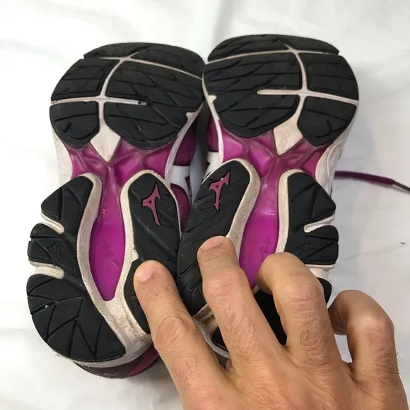 Mizuno Wave Rider 21 Purple Running Shoes, Women's Size 11 A*1221