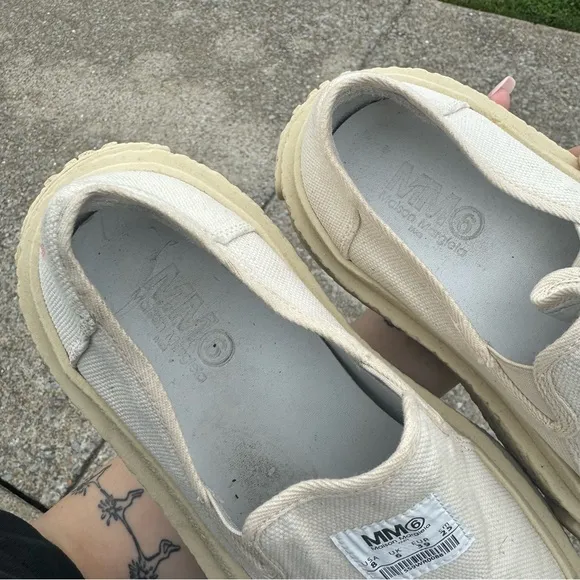 MM6 Maison Margiela Canvas Slip-On Shoes Men’s 8