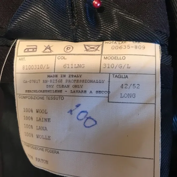 Mondo de Marco Italian Coat