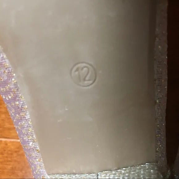 MONSOON children gold heels
