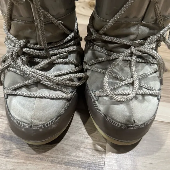 Moon Boots Icon Junior Glance Satin Boots Kids Toddler 10