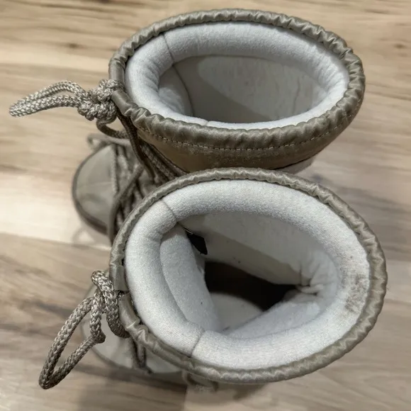Moon Boots Icon Junior Glance Satin Boots Kids Toddler 10