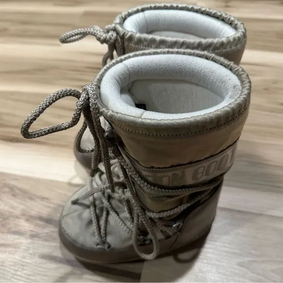 Moon Boots Icon Junior Glance Satin Boots Kids Toddler 10