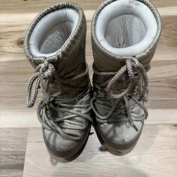 Moon Boots Icon Junior Glance Satin Boots Kids Toddler 10
