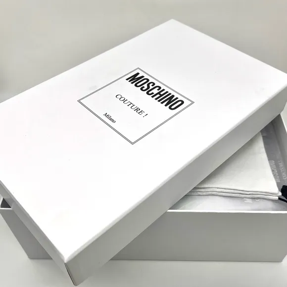 Moschino White Unisex Sneakers
