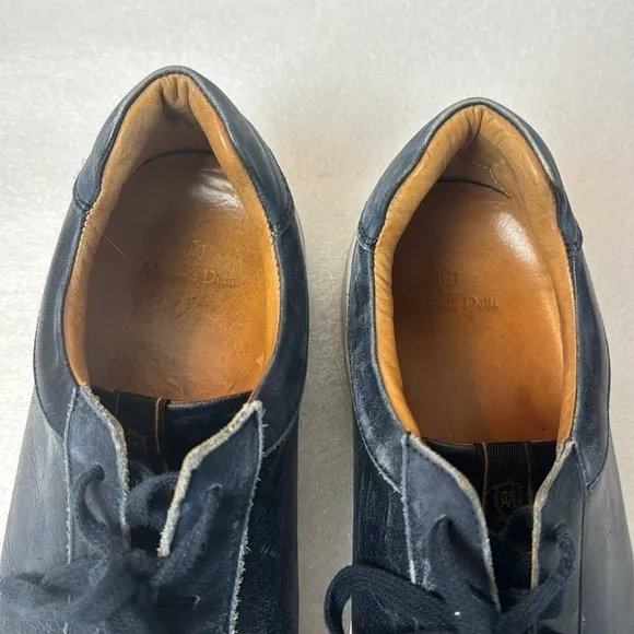 Mossimo Dutti Sneakers Navy 42 EU  9 US Men’s Luxury Napa Leather