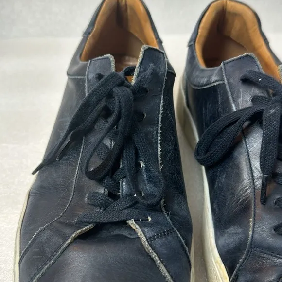 Mossimo Dutti Sneakers Navy 42 EU  9 US Men’s Luxury Napa Leather