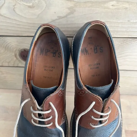 MR. B's Gentlemans Boutique for Aldo Leather Dress Shoes Mens Size 9.5