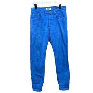 Naked &amp; Famous 12oz Japanese Denim Easy Guy Blue Storm Slub Mens Jeans 32x32 EUC