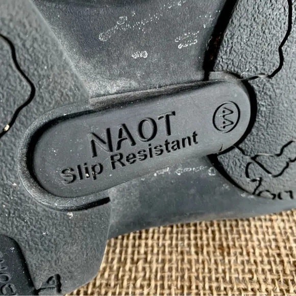 NAOT Men’s Chief Lace Up Dress Shoes Black Size 44 or US 11-11.5