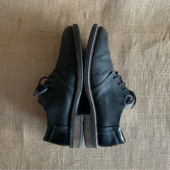 NAOT Men’s Chief Lace Up Dress Shoes Black Size 44 or US 11-11.5