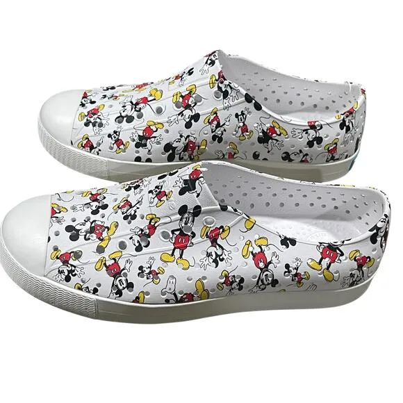 Native Disney Jefferson Fashion Sneakers Mickey Mouse Size J5