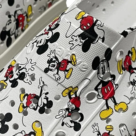 Native Disney Jefferson Fashion Sneakers Mickey Mouse Size J5