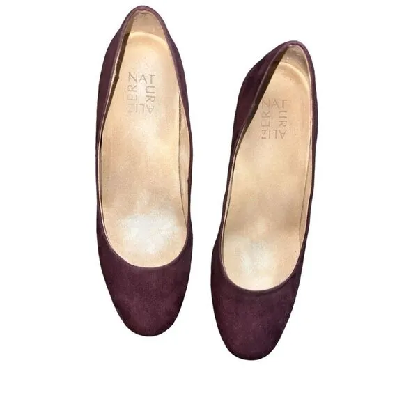 ✨Naturalizer Donelle Womens Maroon Solid Sz 8 Dress Heels✨