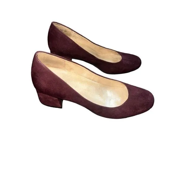 ✨Naturalizer Donelle Womens Maroon Solid Sz 8 Dress Heels✨