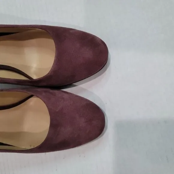 Naturalizer Gloria Burgundy Leather Pumps Size 4.5 M