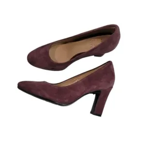 Naturalizer Gloria Burgundy Leather Pumps Size 4.5 M