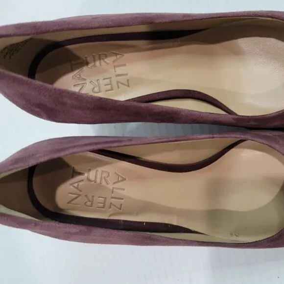 Naturalizer Gloria Burgundy Leather Pumps Size 4.5 M