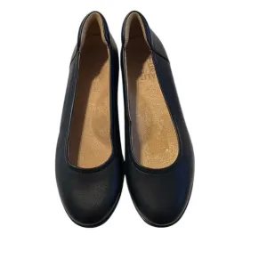 Naturalizer, size US 9M , (25cm) Black Leather Women's Flats , for woman