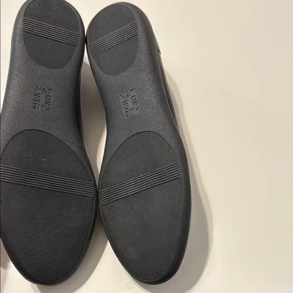 Naturalizer, size US 9M , (25cm) Black Leather Women's Flats , for woman