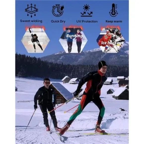 New 5 Pack Men's Thermal Compression Shirt Fleece Lined Long Sleeve