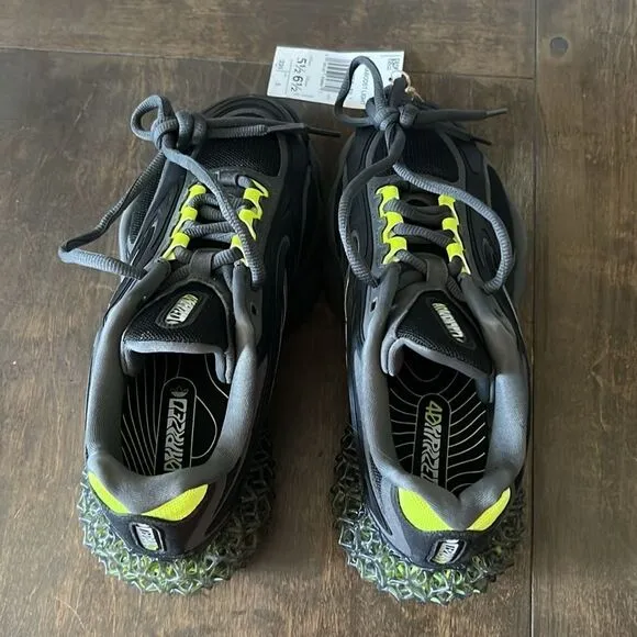 New Adidas 4D Krazed Low Mens Athletic Sneaker Shoes Black Silver GX9595