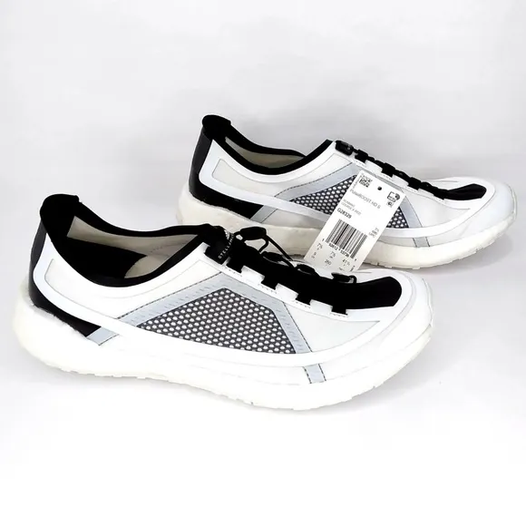NEW Adidas by Stella McCartney Pulse Boost HD S Sneakers Size 9 White Black