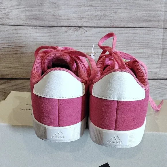 *New Adidas VL Court 3.0 K Pink Sneakers