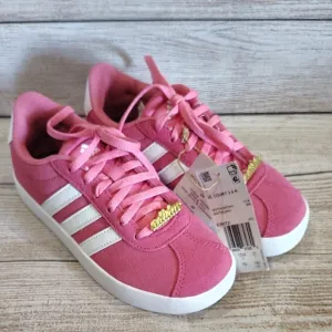 *New Adidas VL Court 3.0 K Pink Sneakers