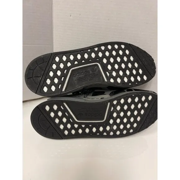 NEW! Adidas x Pharrell Williams Animal Print NMD Hu Grey Sneakers Shoes Men's 10