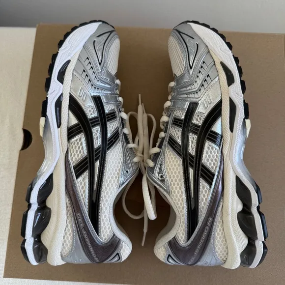 New Asics Gel-Kayano 14 Cream Black Metallic Plum Men's Size 7