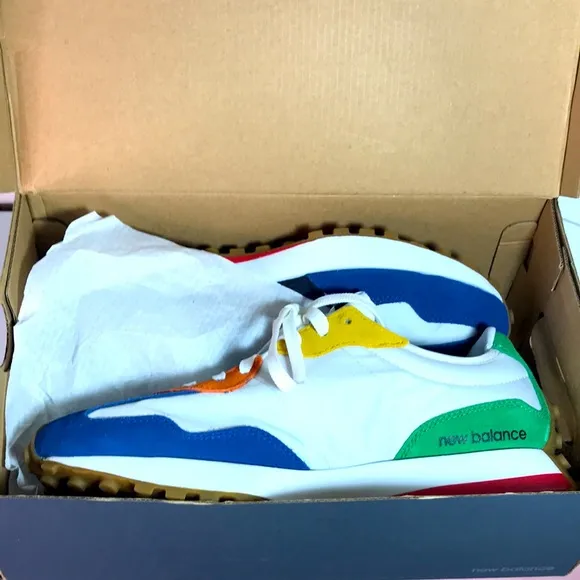 New Balance 327 Multicolor Mens Sneakers Lifestyle Mode de Vie Size 10.5