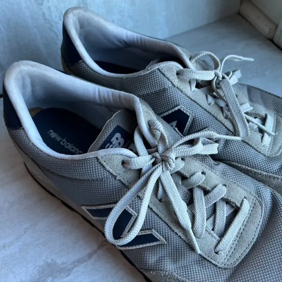 New Balance 501 Men’s Shoes Gray Suede Running Athletic Ripple Sneakers 11.5