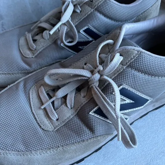 New Balance 501 Men’s Shoes Gray Suede Running Athletic Ripple Sneakers 11.5