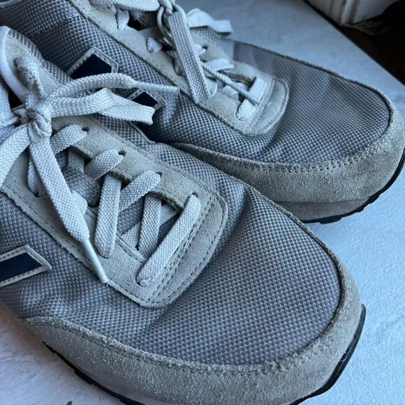 New Balance 501 Men’s Shoes Gray Suede Running Athletic Ripple Sneakers 11.5