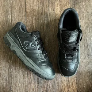 New balance 550 black gray sneakers shoes youth or men’s 5 6.5 women’s