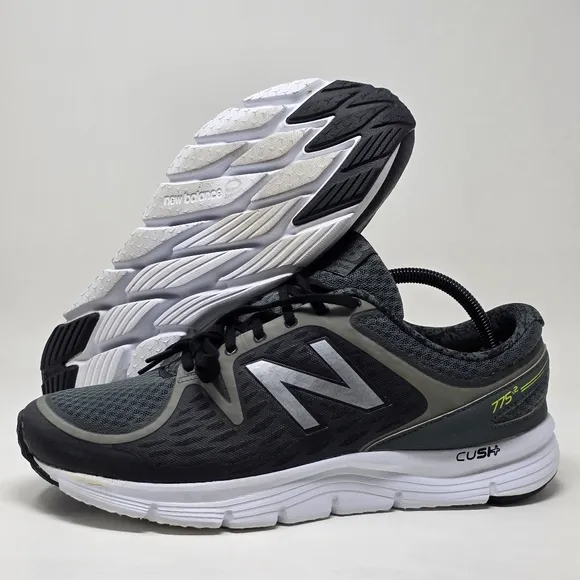 New Balance 775 v2 Running Shoes Black Silver Grove Men's Size 11 Pre-owned