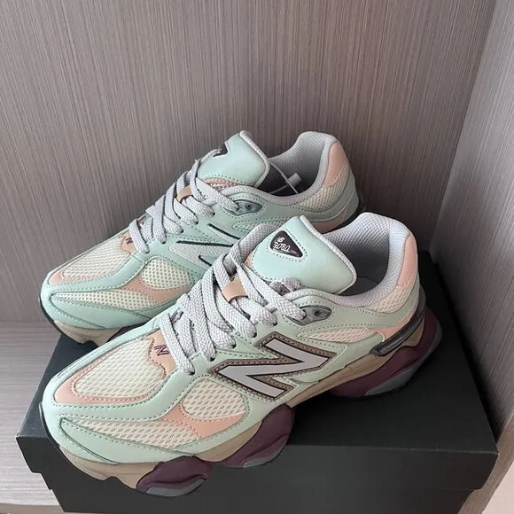 New Balance 9060 Green Running Shoes