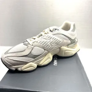 New Balance 9060 Unisex Sneakers Running White/Grey Women 9.5 Men 8 New in Box