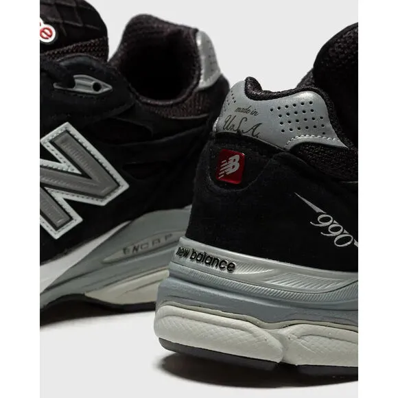 New Balance 990v3 M990BS3 Sneaker Men's 11.5 Black Grey Running Shoes NR9913